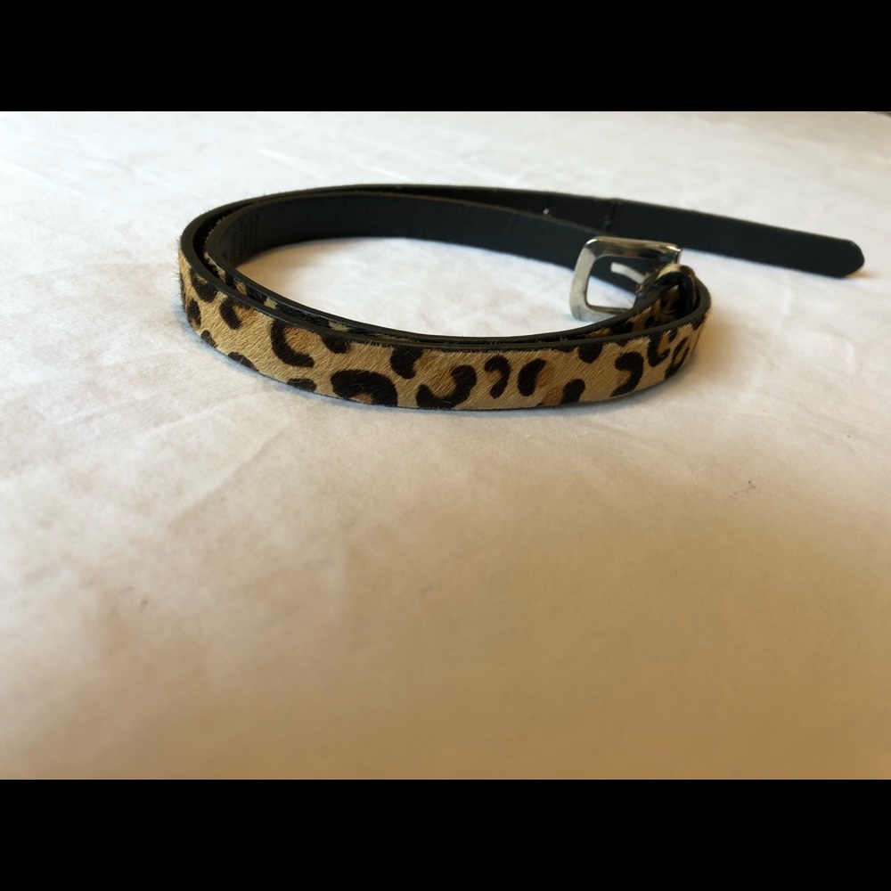 New York & Company Leopard belt
